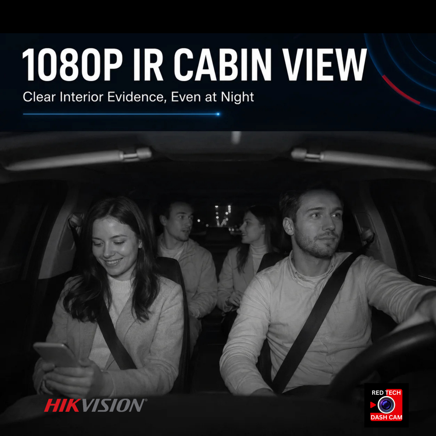HikVision 4K Front Cabin & Rear Car Dash Camera.