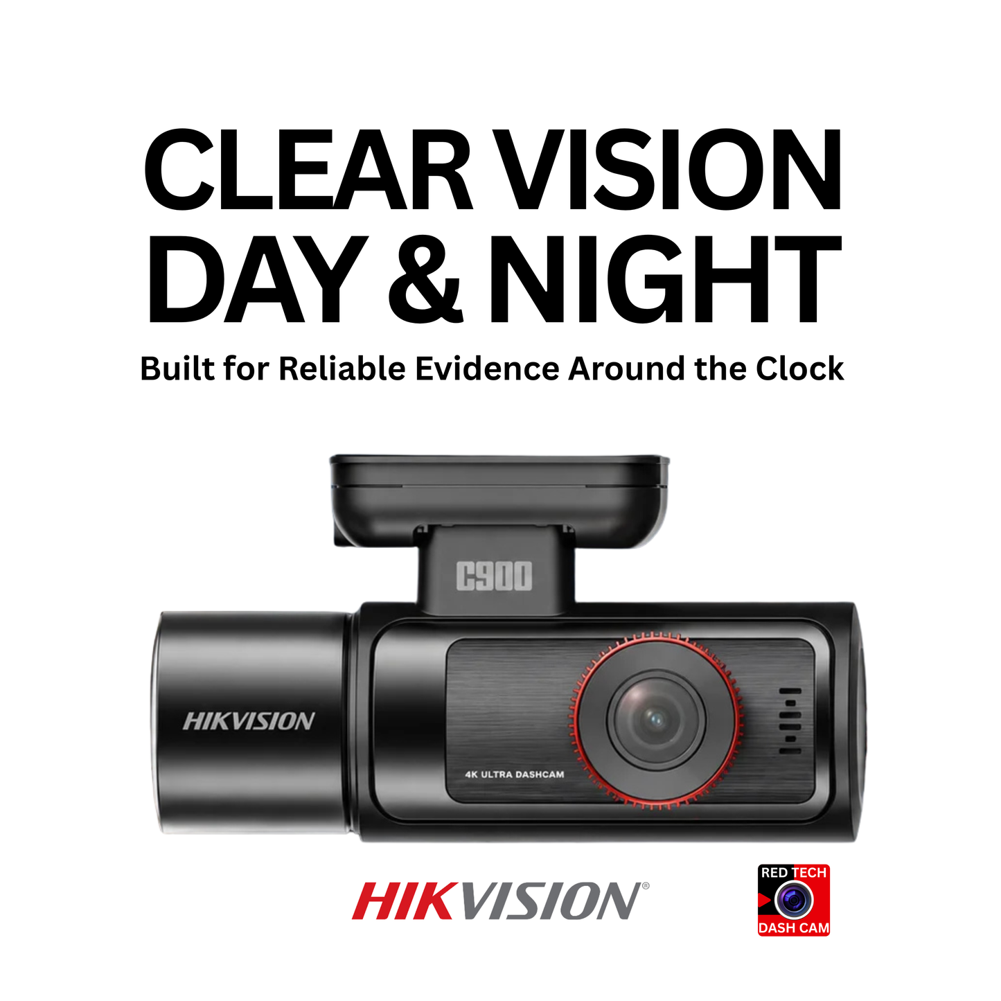 HikVision 4K Front Cabin & Rear Car Dash Camera.