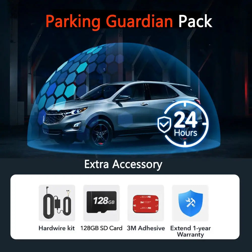 Redtiger F17 Front Inside & Rear 5G Wifi Dash Cam.