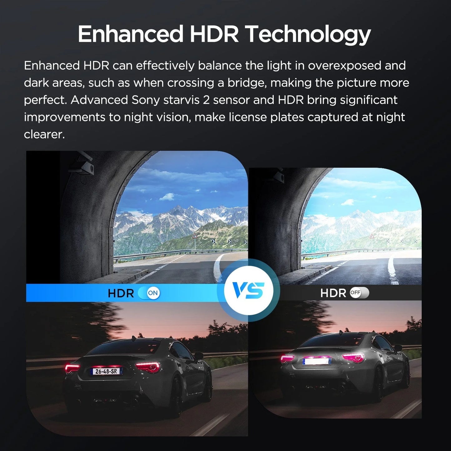 VIOFO VS1 Mini Dash Cam, 1440P Hidden Design Dashcam