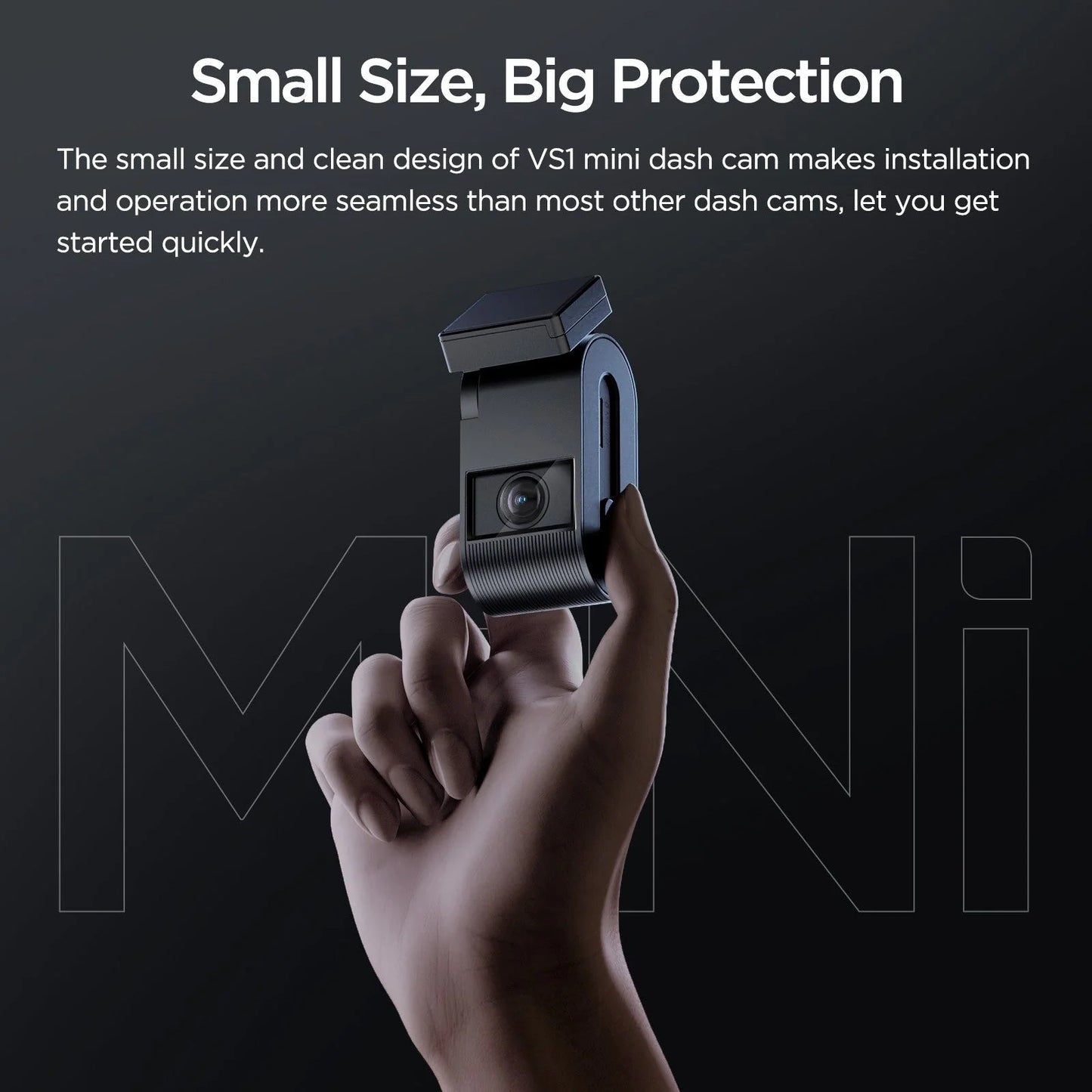 VIOFO VS1 Mini Dash Cam, 1440P Hidden Design Dashcam